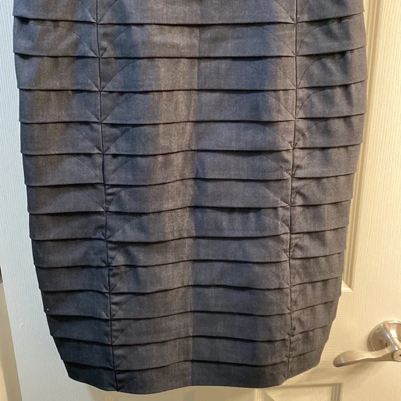 Ellen Tracy dark gray paneled dress - Picture 4 of 9